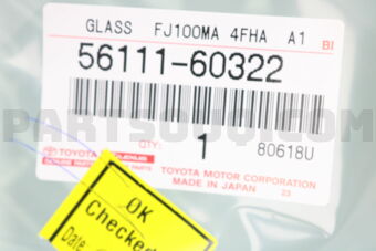 5611160322 GLASS, WINDSHIELD