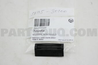 5611530100 STOPPER, BACK WINDOW GLASS, NO.1