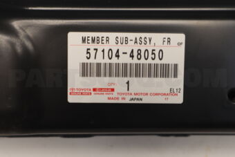 5710448050 Toyota MEMBER SUB-ASSY, FRONT CROSS