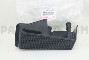 5819060120 FOOTREST, FRONT FLOOR