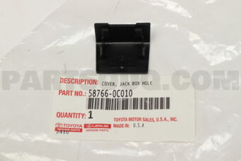 587660C010 COVER, JACK BOX HOLE