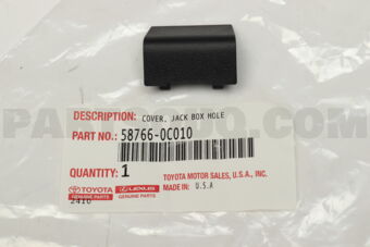 587660C010 COVER, JACK BOX HOLE