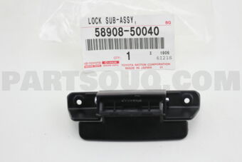 5890850040 LOCK SUB-ASSY, CONSOLE COMPARTMENT