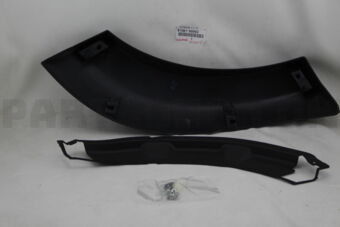6106160903 Toyota EXTENSION SUB-ASSY, REAR WHEEL OPENING, NO.1 RH