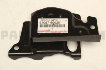 6108760020 Toyota RETAINER, DOOR LOCK STRIKER, RH