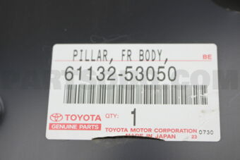 6113253050 PILLAR, FRONT BODY, UPPER OUTER LH