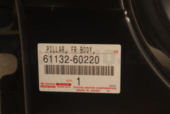 6113260220 Toyota PILLAR, FRONT BODY, OUTER LH