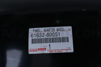 6163260051 Toyota PANEL, QUARTER WHEEL HOUSE, OUTER LH