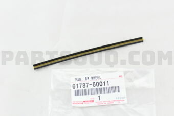 6178760011 PAD, REAR WHEEL OPENING EXTENSION,