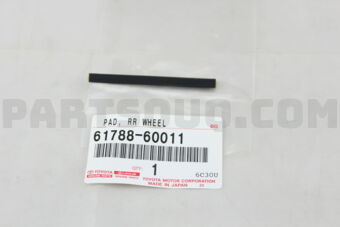 6178860011 PAD, REAR WHEEL OPENING EXTENSION 