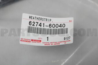 6274160040 WEATHERSTRIP, QUARTER WINDOW, RH