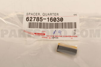 6278516030 Toyota SPACER QUARTER PANEL, NO.1, RH/LH