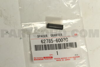 6278560030 SPACER, BACK DOOR GLASS, RH/LH