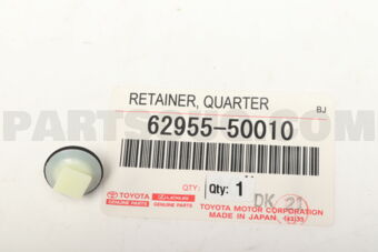 6295550010 CLIP, LUGGAGE COMPARTMENT DOOR MOU