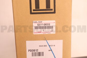 631110K010 Toyota PANEL, ROOF