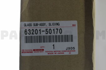 6320150170 GLASS SUB-ASSY, SLIDING ROOF