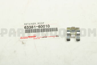 6338160010 RETAINER, HEADLINING, FRONT