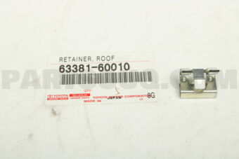6338160010 RETAINER, HEADLINING, FRONT