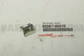 6338160010 RETAINER, HEADLINING, FRONT