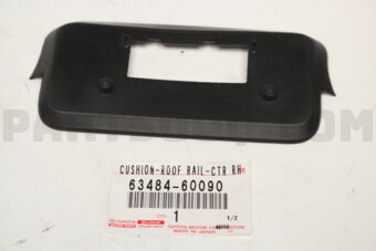 6348460090 Toyota CUSHION, ROOF RACK LEG, CENTER RH