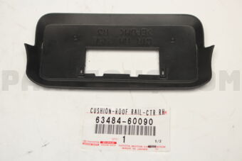 6348460090 Toyota CUSHION, ROOF RACK LEG, CENTER RH