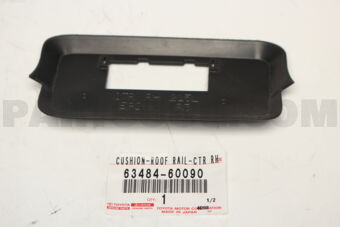 6348460090 Toyota CUSHION, ROOF RACK LEG, CENTER RH