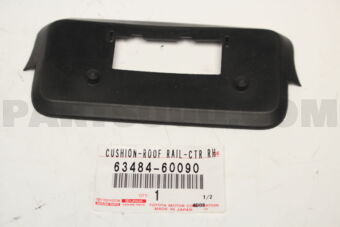 6348460090 Toyota CUSHION, ROOF RACK LEG, CENTER RH