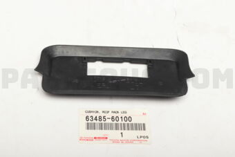 6348560100 CUSHION, ROOF RACK LEG, CENTER LH
