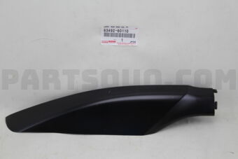 6349260110 COVER, ROOF RACK LEG, FRONT LH