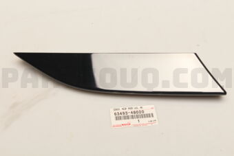 6349348020 COVER, ROOF RACK LEG, REAR RH