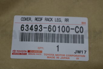 6349360100C0 COVER, ROOF RACK LEG, REAR RH