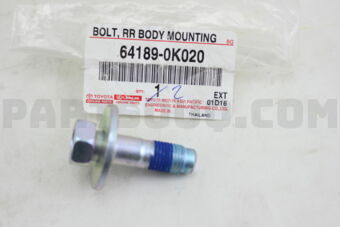 641890K020 BOLT, REAR BODY MOUNTING