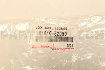 6461052050 LOCK ASSY, LUGGAGE COMPARTMENT DOO