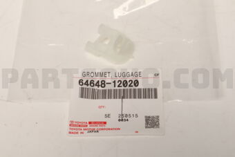 6464812020 Toyota GROMMET, LUGGAGE DOOR LOCK OPENER