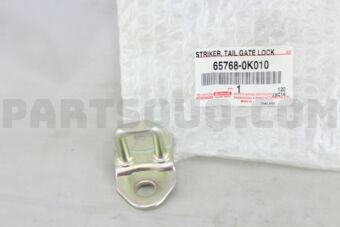 657680K010 STRIKER, TAIL GATE LOCK