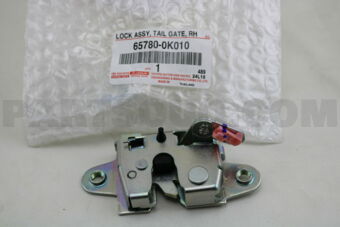 657800K010 LOCK ASSY, TAIL GATE, RH