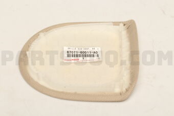 6707160011A0 GRILLE, SPEAKER REAR DOOR, RH