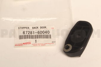 6728160040 STOPPER, BACK DOOR, LOWER
