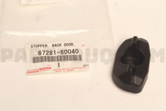 6728160040 STOPPER, BACK DOOR, LOWER