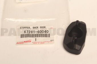 6728160040 STOPPER, BACK DOOR, LOWER
