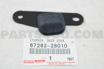 6728228010 STOPPER, BACK DOOR SIDE MALE, LH