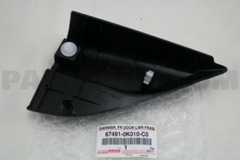 674910K010C0 GARNISH, FRONT DOOR LOWER FRAME 