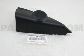 674910K020C0 GARNISH, FRONT DOOR LOWER FRAME 