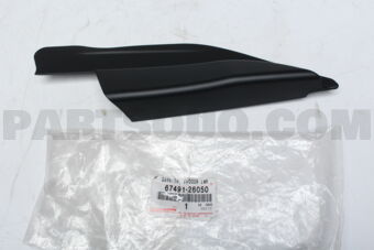 6749126050 GARNISH, FRONT DOOR LOWER FRAME BRACKET, RH