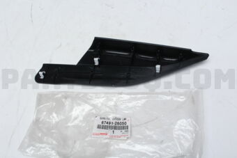 6749126050 GARNISH, FRONT DOOR LOWER FRAME BRACKET, RH