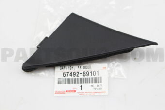 6749289101 GARNISH, FRONT DOOR LOWER FRAME BR