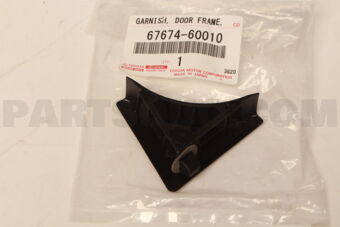 6767460010 Toyota GARNISH, DOOR FRAME, LOWER LH