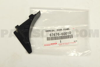 6767660010 GARNISH, REAR DOOR FRAME, LH