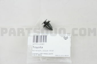 6777112040 CLIP (FOR QUARTER INSIDE TRIM BOARD), RH/LH