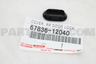6783612040 COVER, REAR DOOR LOCK CHILD PROTEC